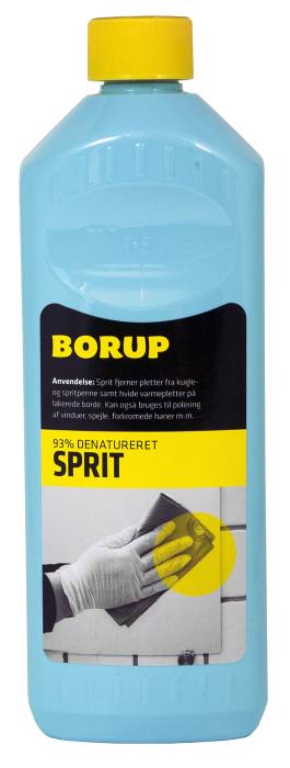 Borup sprit denatureret 93 % 500 ml